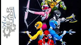 Power Rangers Art With Winsor And Newton Promarkers and Brushmarkers