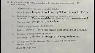 English Grammar: Transformation of Sentences| ISC English Grammar| Functional English Grammar #viral