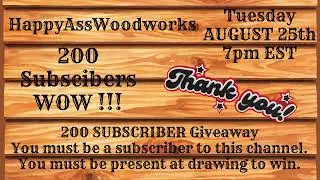 200 SUBSCRIBER GIVEAWAY