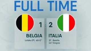 Belgium vs Italy 1-2 Extended Highlights & All Goals  2021 HD