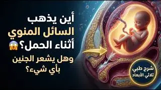 اين يذهب السائل المنوي في المرأه الحامل | وبماذا يشعر الجنين وقت الجماع