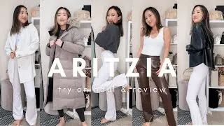 ARITZIA WINTER TRY ON HAUL | powder parka, command pant, flare legging & more