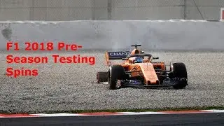 F1 Pre-Season Testing Spins and Offs (PURE SOUND!)