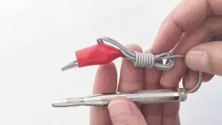 WERT 2605 Oto Elektrik Kontrol Kalemi, Metal Gövdeli, 6-24V
