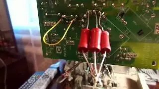 Ремонт телевизора Sony KV-21LT1K. Не светится экран. Светодиод отмигивает 5 раз. Курсы телемастеров.