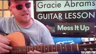 How To Play Mess It Up Guitar Gracie Abrams // easy guitar tutorial beginner lesson easy chords
