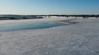 Река Волга март 2021г. DJI mini2