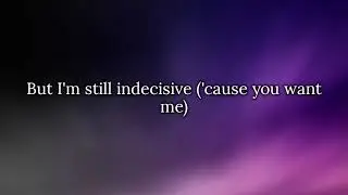 Undecided (Lyrics)  - Chris Brown