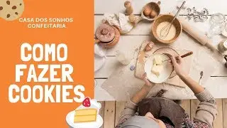 Cookies com gotas de chocolate