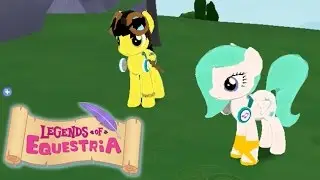 Playing legends of Equestria. Create a pony from the cartoon my little pony.