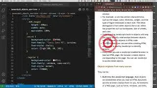 Javascript Characteristics and Objects