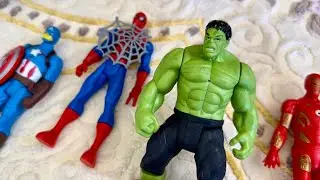 Yenilmezler Takımı Hulk Örümcek Adam Kaptan Amerika #avengers