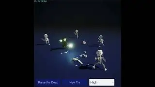 Skeleton dramatic death animation (Unity 3D + Blender 3D Cell Fracture)