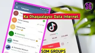 Tik tok iyo Telegram Ka dhaqalayso Data Internet Mobile @abdiamb1509