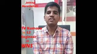 Congrats Mr: TV Kumara  join as L2 Engineer @WNS