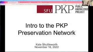 Registering for the PKP Preservation Network