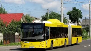 Минск. Поездка на автобусе MAZ 215.069 гос. АТ 0082-7 марш. 123 (18.02.2022)