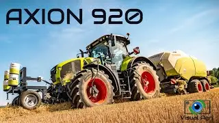Préparation CLAAS Quadrant 5300 I Part 1/2   #claas #claasaxion #paille #bigtractorpower