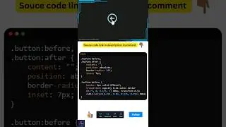 Left Arrow Animated Button using HTML CSS 