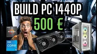 PC Gamer 2024 pour 500€ pour du 1080p et 1440p (Build pas cher gaming)