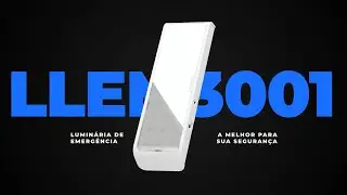 Nova Luminária de Emergência 30 LED's - LLEM3001