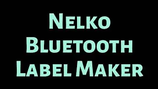 @NelkoprintHandheld Portable Wireless Bluetooth Thermal Label Maker #nelkop21 #desneysvision