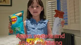 asian sweets and snack mukbang by Tammy 🤩