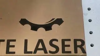 Say what! Cardboard with a fiber laser!