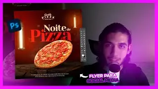 Como criar um Flyer de Social Media para o Instagram do 0 para Pizzaria - Photoshop -
