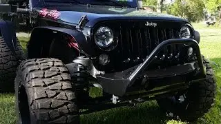 How to Install Poison Spyder Brawler Lite 2015 Wrangler JK Bumper