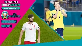 Sweden vs Poland Euro 2020 PES 2021 Simulation