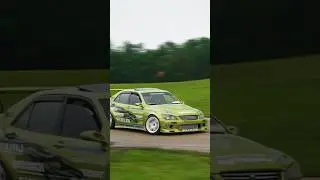 IS300 Goes Hard😮‍💨💚 New Video up now! Check it out! #cars #shorts #drift #lexus