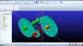 MSC ADAMS Reverted Gear Train Tutorial