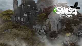 Haunted witch castle || The Sims 4 Speed build || 