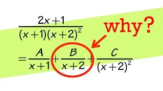 how to setup partial fractions (all cases)