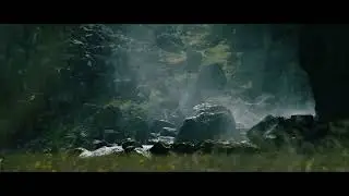 Waterfall and jungle - Iceland - Copyright Free Videos