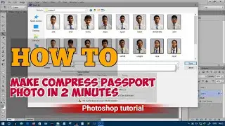 How to make Passport size photo for online form submission
