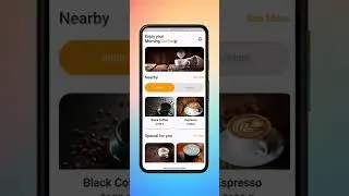 Flutter Coffee Shop App | Flutter App Development Learn | UmairDev | Flutter App Ui