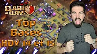 BASES GDC/LDC/LEGENDE INEDITES ET IMBATTABLES HDV 14 ET 15 | CLASH OF CLANS