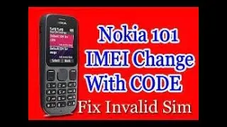 Nokia 101 IMEI Change With keypad Code Without Pc  How To Change Nokia China IMEI  Atif  Mbl