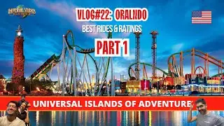 Vlog#22: Universal Studios Island of Adventures | Rides & Attractions | Walkthrough | Vlog Orlando