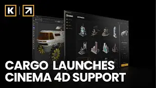 Cargo Now Supports Cinema 4D (C4D)! | Asset Manager Software for 10,000+ Models & Materials