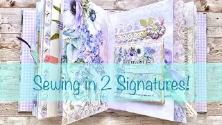 Sewing in 2 Signatures into a Hidden Spine!