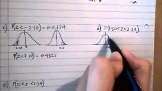 Finding Probabilities Using Tables of the Normal Distribution