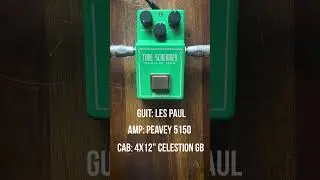 That's the right way to tighten up your djent riffing tone using an Ibanez Tube Screamer #shorts