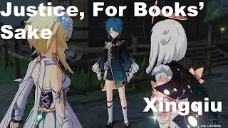 Justice for Books sake (Genshin Impact) Go to Qingce Village and visit Chang the ninth