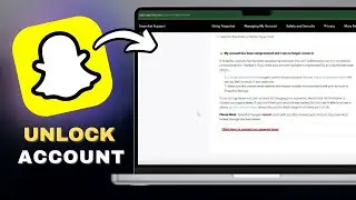 How To Unlock Permanently Locked Snapchat in SECONDS!