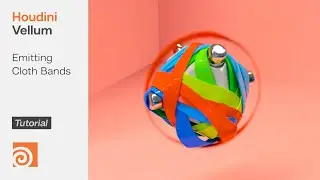 Houdini Vellum Cloth (Beginners) [Tutorial] | Emitting Vellum Cloth Bands + Shrinking/Shrink Wrap