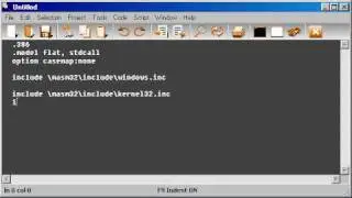 Programming: Windows 32 assembly language - Example 1