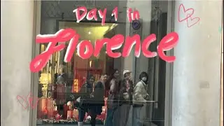 happy travel vlog | Florence | Day 1 | Piazza Santa Croce | SMN Perfumery| Room Deciding Game